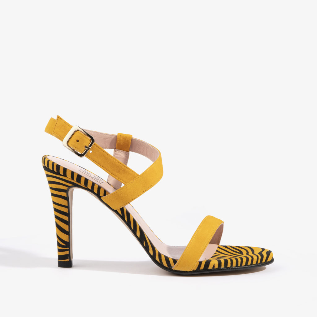 sandalia joni shoes en color amarillo 18157