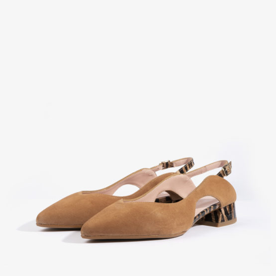 sandalia confeccionada en ante con color brandy 18751 joni shoes