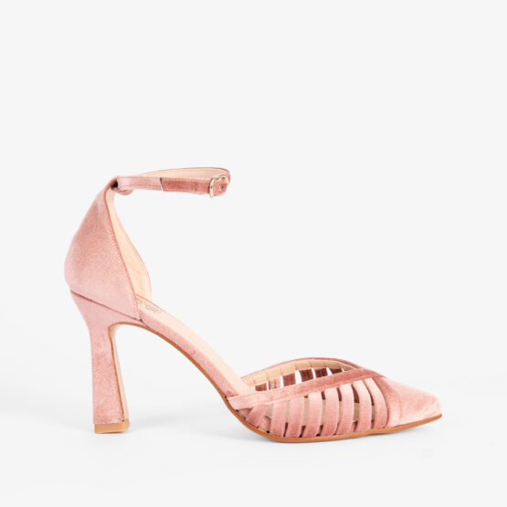 Zapatos de tacón rosa 26806